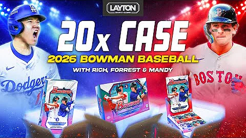 20X CASE BOWMAN BASEBALL HOBBY! W/ THE BIG BOSS MAN!