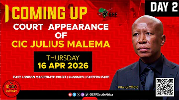 President Julius Malema attends Pre-Sentencing Hearing