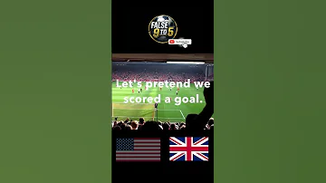 US VS UK FOOTBALL FANS ???????????? #football #soccer #uk #us