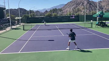 Match point 2026 Easter Bowl boys 12s singles final