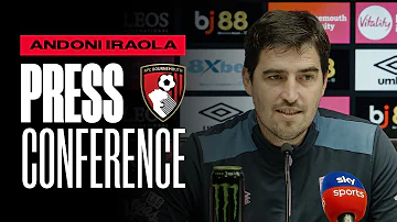[EN] Iraola talks about Manchester City, the quest for Europe and the latest injury developments | The Premier League press conference...