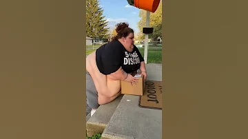 Susan being a porch pirate ???? #shorts #funny #stunt