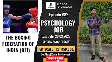 [EN] Sports Psychologist Job 2026 #psychologyjobs #exam #jobalert #job #clinicalpsychology #psychology