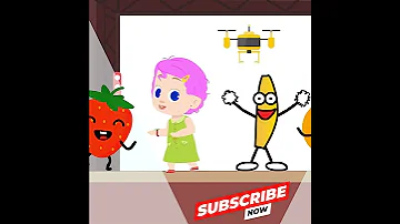 [ZH] 水果和蔬菜名称#shortsfeed #explore #kidscartoon #kidssong #fruit #cartoon #viralvideo