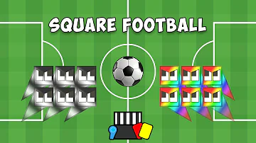[EN] Square Football - Monochrome vs Rainbow!
