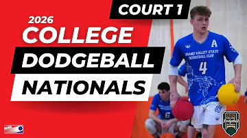 [EN] 2026 College Dodgeball Nationals - Day 1 - Court 1