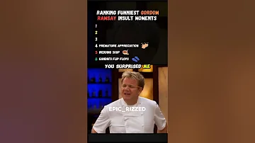 [ZH] 戈登·拉姆齐最有趣的侮辱排名 ????????