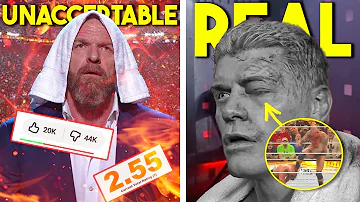 [ZH] 有史以来最糟糕的 WWE 摔跤狂热...科迪·罗兹受伤...作为* AULTS WRESTLER 的粉丝...摔跤新闻