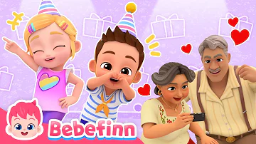 Grandma's Birthday Present Dance???? | Happy Birthday, Grandma! ???? Bebefinn Playtime Musical Stories