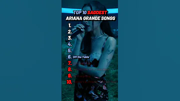 [EN] Top 10 saddest Ariana Grande Songs#ArianaGrande #arianagrandeperformance #ariana #music #viral #yp