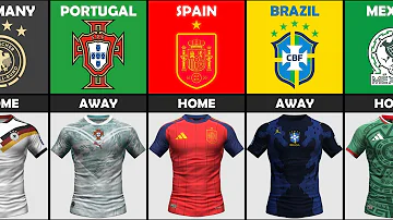 [EN] Best OFFICIAL Jersey HOME&AWAY from National Team on FIFA WORLD CUP 2026