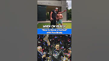 How to throw a football with Tom Brady