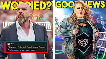 اتحاد المصارعة الحرة (WWE) يُعرب عن قلقه بشأن احتجاجات السعودية... وداعًا لأحد قدامى محاربي WWE.....