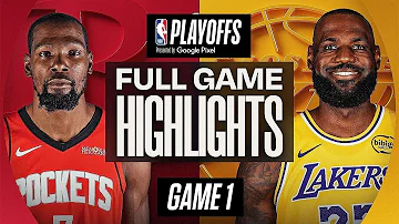 [EN] ROCKETS vs LAKERS GAME GAME 1 HIGHLIGHTS APRIL 15, 2026 NBA HIGHLIGHTS TODAY | NBA 2026