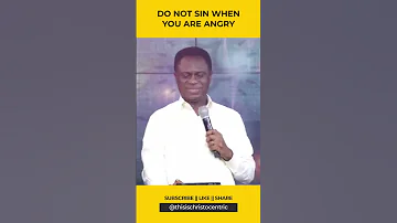 [EN] DO NOT SIN WHEN YOU ARE ANGRY - Apostle Eric Nyamekye