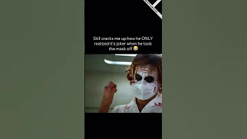 [ZH] 仍然有趣的是，当他摘下面具时，他才意识到这是小丑 - 黑暗骑士模因