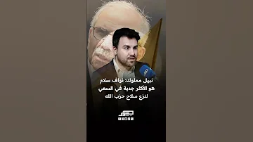 الناشط السياسي اللبناني نبيل مملوك: نواف سلام هو الأكثر جدية في السعي لنزع سلاح حزب الله