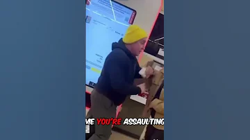 [EN] A Pokemon card seller dances with another Pokemon card seller at a Pokemon card vending machine