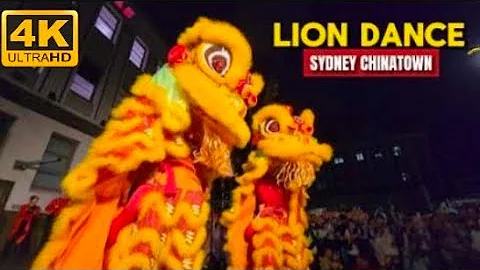 [ZH] 唐人街 4K 舞狮庆祝 2026 年农历新年 |马年。