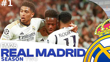 [EN] FM26 Game - Real Madrid - Season 2 #1 - Season Opener - Football Manager 26