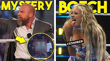 [EN] A new mystery in WWE... a mistake in Tiffany's costume... an X mark and a serious injury that stops the match... wrestling news