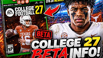 [ZH] College Football 27 测试版和移动应用程序泄露