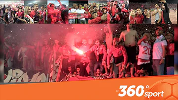 [ZH] Le360.ma • 球迷与场上的 Wydad 球员一起庆祝