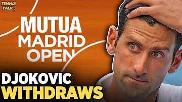 Djokovic Withdraws from Madrid 2026 | Tennis News