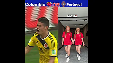 [EN] Colombia ???????? vs Portugal ???????? Dance Battle ????#football #worldcup#shorts