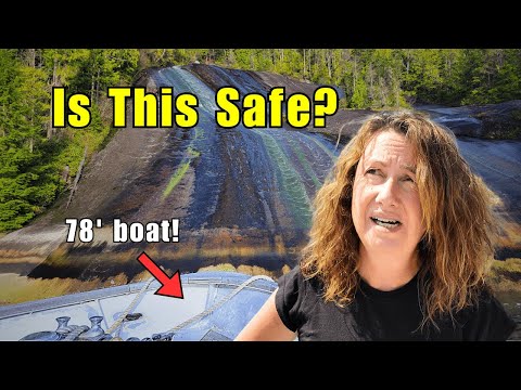 I STRESSED my WIFE Trying to Put Our 78’ Boat in a Waterfall!