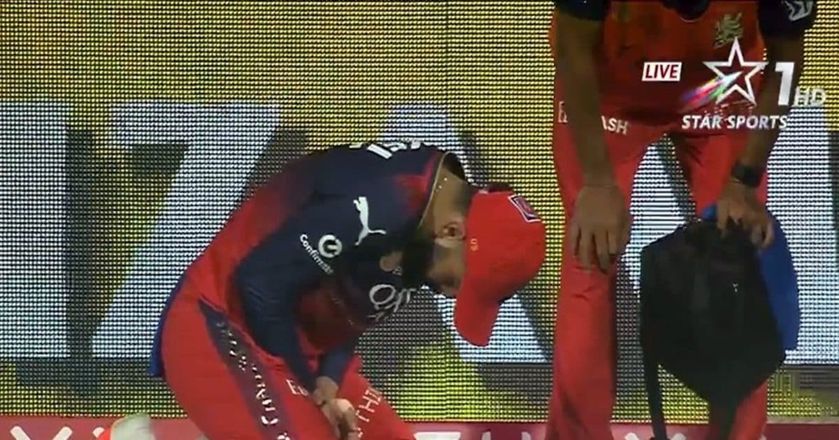 Kohli’s finger injury, Inzard became an injur while catching a catch during the IPL match