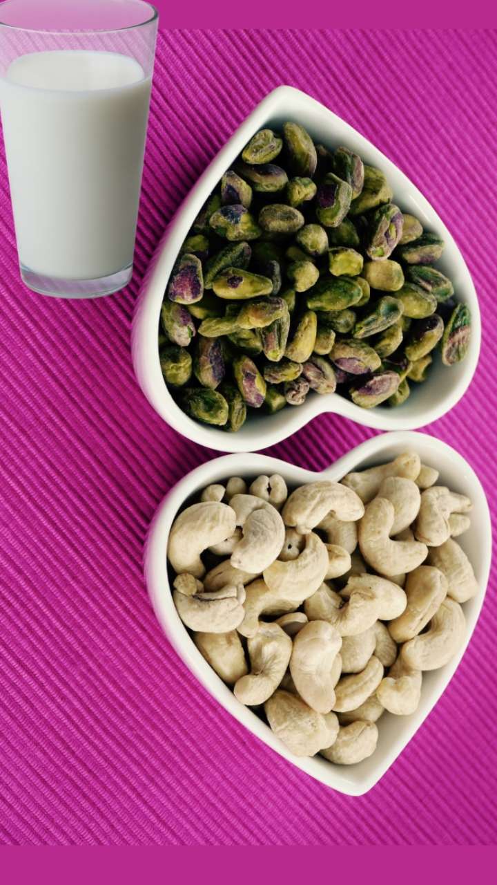 Benefits of drinking pistachios and cashew milk