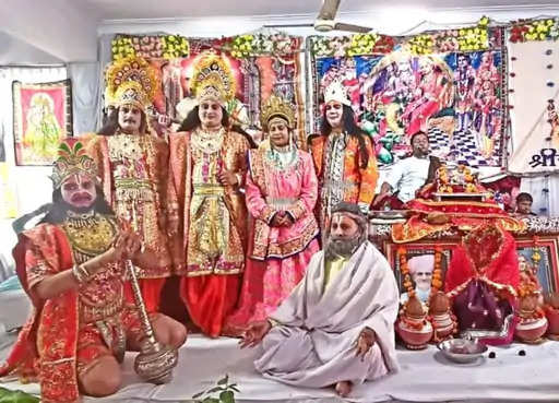 Bhilwara Ram Katha Gyan Mahayagya Closing: Tableau of the throne decorated, LP Subhash Bahedia also listened to the story