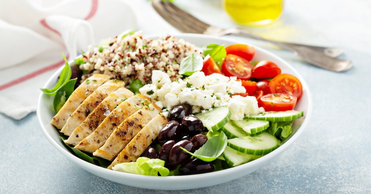 Kinoa salad with chicken – web medicine