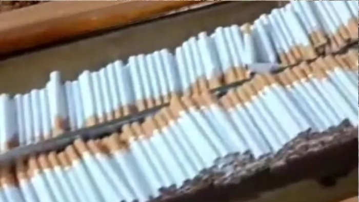 The attack on the warehouse in the basement, the officers were stunned to see 94,000 packets of cigarettes; Foreign connections emerged – NCR banned foreign cigarettes seized two arrested in Delhi smuggling operation