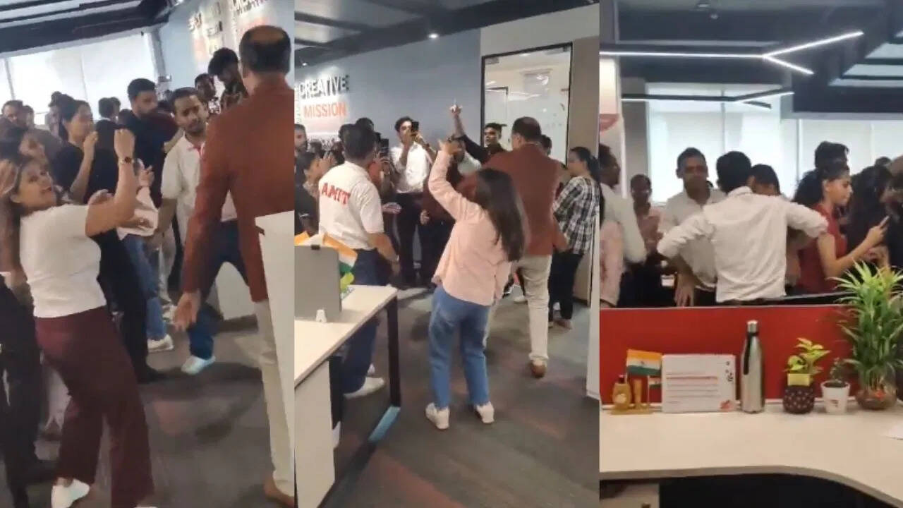 Airindia employees celebrated in raw from Ahmedabad plane crash, 4 officers fell as soon as they became viral