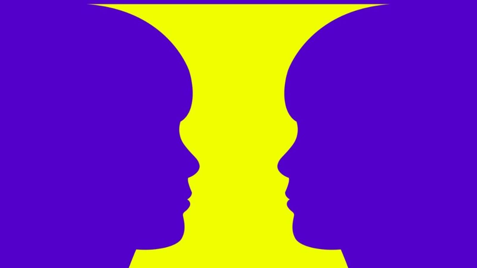 Optical illusion: vase or the faces, what do you see in these thoughts first? | Today news
