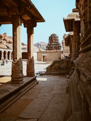 The remnants of the ancient Hampi and its history