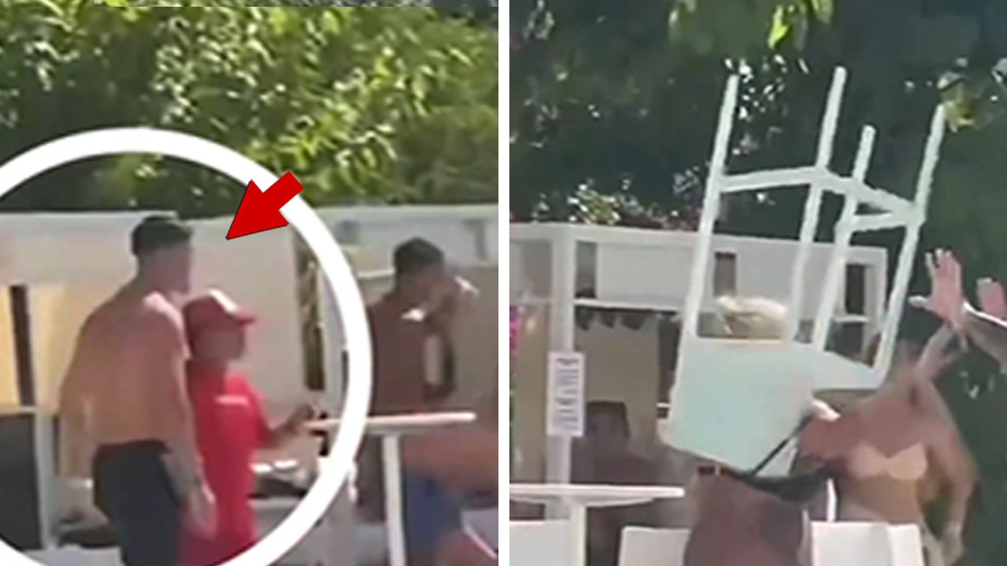 pro-soccer-participant-throws-chair,-hits-woman-in-wild-pool-altercation,-caught-on-video