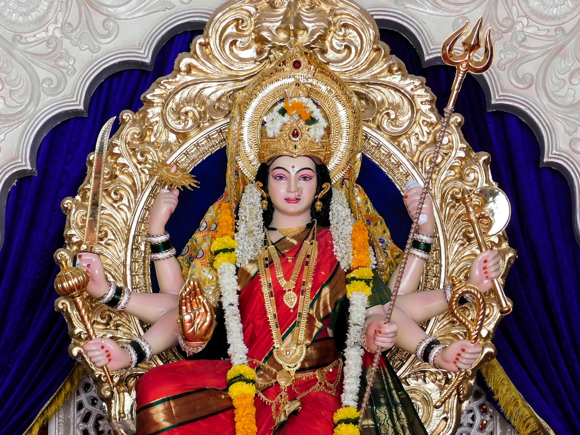 The decoration of the House of Worship, which gives the realization of purity!