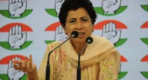 Kumari Shailaja’s statement on Rahul Gandhi’s foreign trips: ‘If the allegations were true, BJP would not have just made statements’