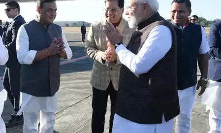 Prime Minister Modi’s two-day Assam tour ends, CM Himanta Biswa Sarma bids farewell