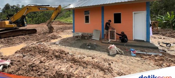 Temporary housing for disaster victims in Taput is starting to be built, it seems
