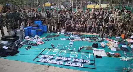 Chhattisgarh: CRPF demolished arms factory and hideout of Naxalites